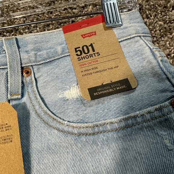 NWT Levi's Women's 501 Original Shorts Size 26 - Picture 6 of 7
